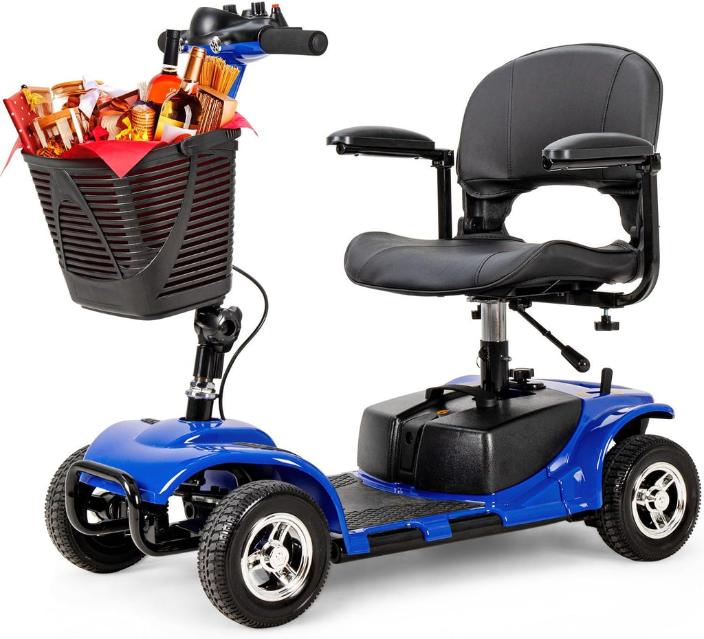 4-Wheel Electric Scooter with 20-Mile Range & 330 lbs Capacity